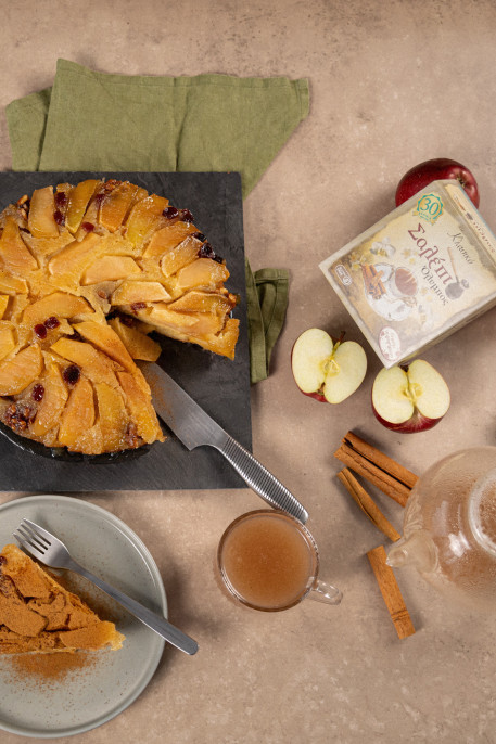 Ανάποδη Μηλόπιτα με Σαλέπι Όλυμπος