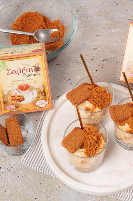 Cheesecake με Lotus και Σαλέπι Όλυμπος