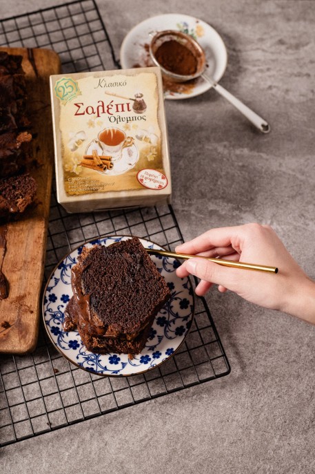 Κέικ με Σαλέπι Όλυμπος και μέλι