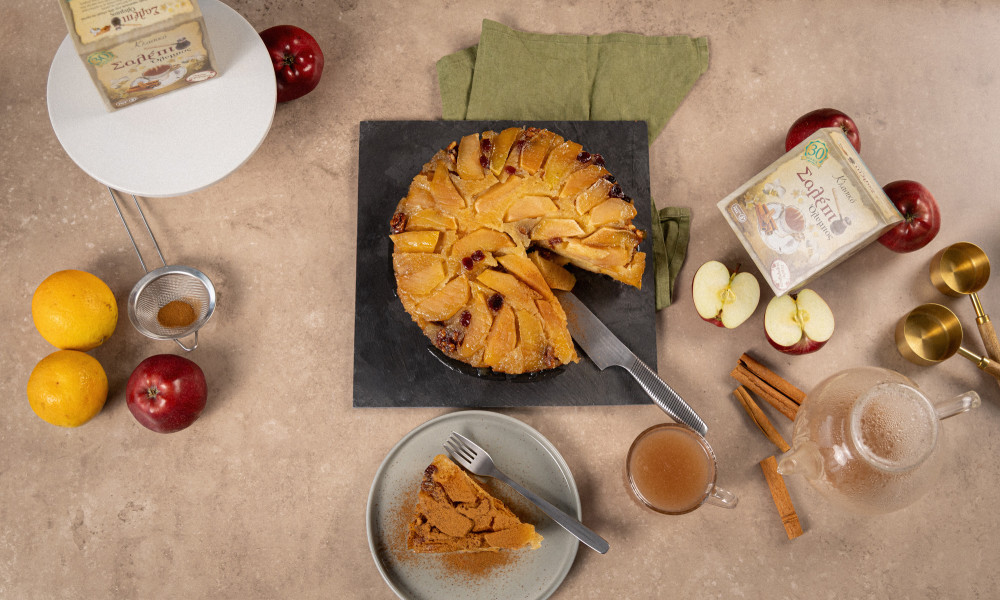 Ανάποδη Μηλόπιτα με Σαλέπι Όλυμπος