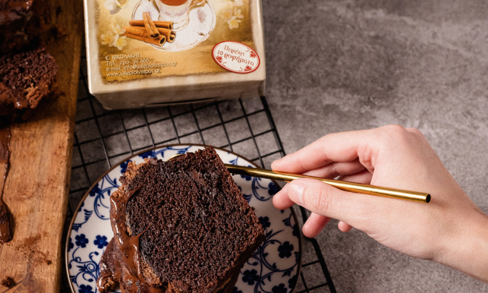 Κέικ με Σαλέπι Όλυμπος και μέλι